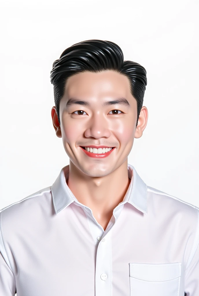 Create a full body action figure of a cheerful Asian man named “nDBac”. This figure must be packaged in the original blister pack. On the top of the box, clearly write the toy name “nDBac” in a single line of text.

Inside the blister pack, in addition to the figure, include the following movie-related accessories:
• A monitor
• A keyboard
• A mouse
• A headset
• A laptop
The figure must be dressed in a casual outfit, including a white T-shirt, shorts, sneakers, and casual clothing. The packaging design must be visually appealing and consistent with the IT culture theme. The figure is based on the character in the image below