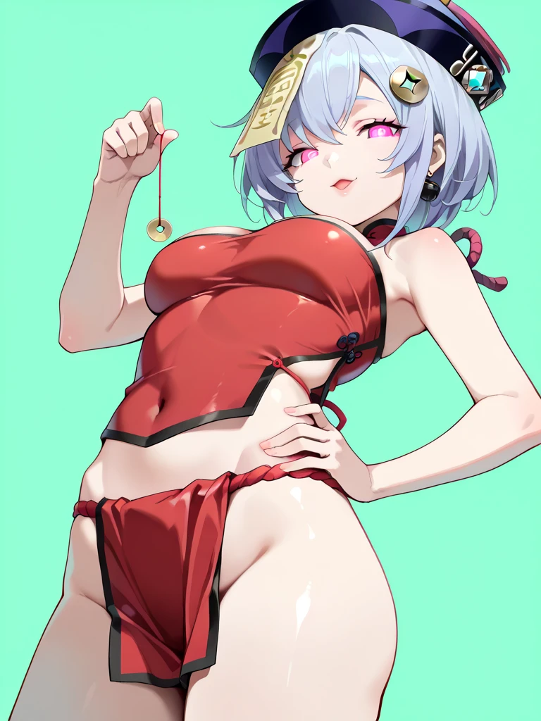a female ghost, aesthetic nightmare  ，micro bikini，big bust