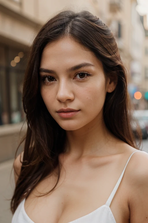 1 Woman, (Realstic:1), Content, fully body portrait , 24 year old, ((face, happy)), stunning RAW , the beautiful face, long brown hair, ultra beautiful woman, miss univers, sharp focus, highly detailed, 8k UHD, natural lighting, octane render, maximum detail, hyper-detailed, hyper-realistic, ultra-detailed, highest detail quality, ultra-realistic, shot with Canon r5 35mm lens f/5. 6 --ar 69:128 --style raw --v 5. 2, (high detail skin: 1.2), 8k uhd, DSLR, soft light, high quality, film grain, 20mp, Fuji XT3 , 80mm, Hasselblad, perfect eyes, solo and her happiness radiates from the image, analog style (gaze towards viewer:1.2) (skin texture, no make-up, natural make-up) (film grain:1. 3, front view, very detailed, natural, high resolution, best quality, intricate detail, very detailed, detailed skin, realistic skin texture, texture, detailed eyes, professional, 4k, kodak color vision, extremely detailed, photorealistic, realistic, post-processing, maximum detail, roughness, real life, ultra realistic, photorealism , in winter dress
