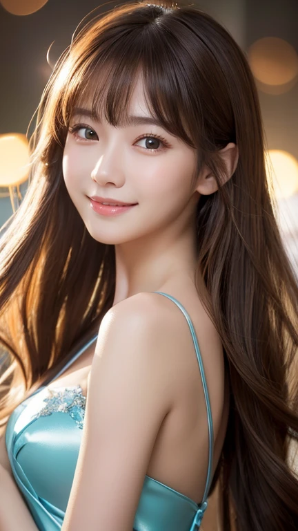 Tabletop, highest quality, figure, Very detailed, In detail, High resolution, 8k wallpaper, Perfect dynamic composition, Japanese、Beautiful fine detailedium Hair、Playing video games,Center of chest, Natural color lip, Bold sexy pose,smile,20-year-old girl、cute、sexy shot looking at camera