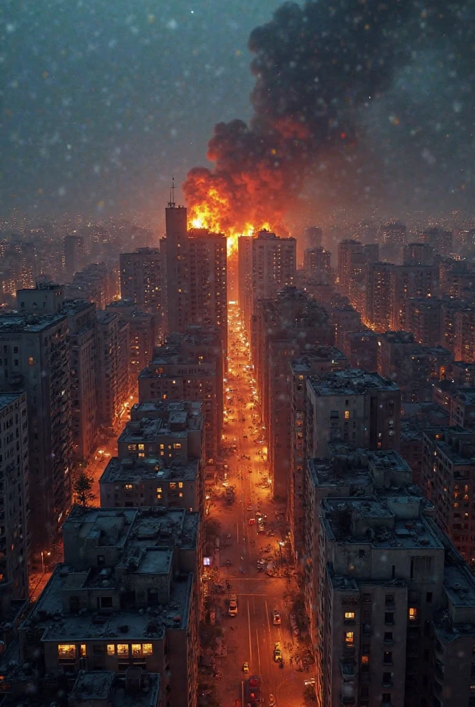 Air raids, burning cities, bombers, dark nights