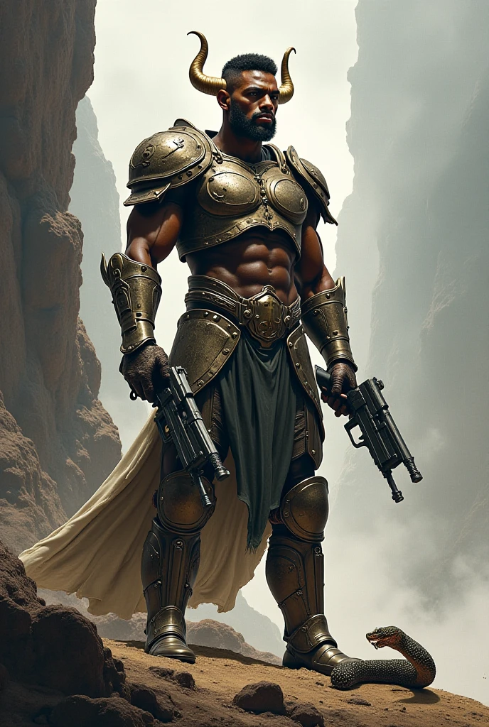 (16k, foto RAW, melhor qualidade, obra-prima: 1.2), ultra-detalhado, arte formal, foto realismo: 1.37, foto do corpo inteiro, (homem, beleza ,( Dwayne Johnson)film grain, Soldado (Sparta )action pose Spartano ))detalhes , barba grande