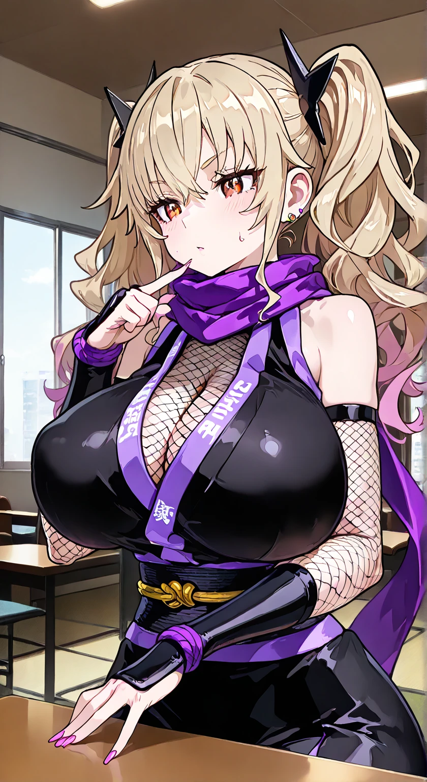 An anime-style artwork depicting ruan mei from the game Honkai star rail.
Tags: ruan mei, anime, detailed eyes, detailed lips, crop top, turtleneck, pencil skirt, smiling expression, intense gaze, glowing emblem on hand, dynamic pose, mystical background, vibrant colors, digital art, high-resolution, professional quality, gigantic breasts, (underboob : 1.4), curvy, cowboy shot, (gigantic breasts: 1.4), (violet eyes: 1.4), (light copper blonde hair: 1.4)