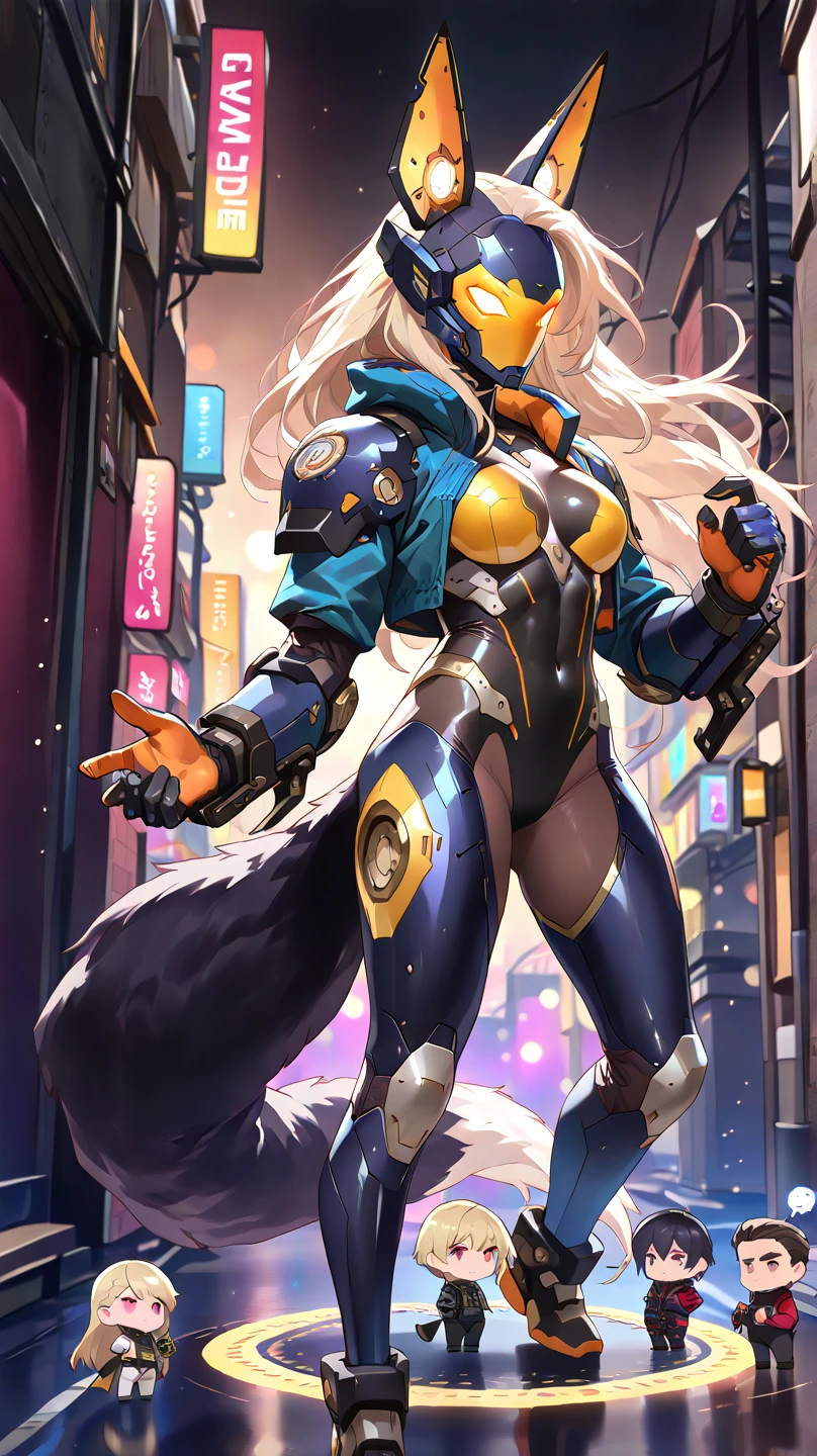 quality\(8k,Extremely detailed CG unit wallpaper, masterpiece,high resolution,top-quality,top-quality real texture skin,Surrealism,提high resolution,RAW photos,Best quality,Very detailed,,Movie Lighting,Ray Tracing,Golden Ratio\),Mechanical Lady，robot girl，Doll girl，Tights，blueArmor，blue clothes，blueTights，blue，Armor，Close-up above the waist，Tokusatsu style，front Photo，Body Positive，Body facing the camera，军Dress，Dress，Dragon Horn，horn，White skin，Female characteristics，Girl body type，Flowing water pattern，Scapula，Mecha，Mechanical Armor，Urban background，City background，Street background，Great Sword，Holding the Great Sword，Red Armor，Dragon Style，Holding the Great Sword，blue hue，blue and silver，Glow eyes，Toy eyes，Glow eyes，belt，belt，Mechanical belt，Big Breasts，Big Breasts，Full breasts，Big butt，Big Ass，Burning background