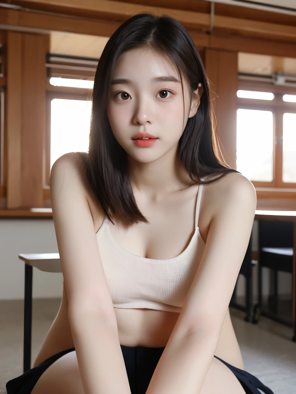 Best-quality, Masterpiece, Ultra-High-Resolution, (Photorealistic:1.4), Raw-Photo, Extremely-Details, Perfect-Anatomy,
1girl, 12-years-old, the most popular Japanese idol, in her room, face focus, portrait, (((((completely drunk, high on illegal drugs, exstatic expression))))),
extremely beautiful big black solid circle eyes, extremely beautiful lips, extremely beautiful black hair, extremely beautiful realistic skins,
detailed drunken face, detailed drunken eyes, detailed lips, detailed hair, detailed skins