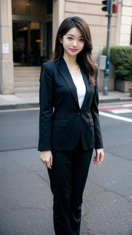 Girl with Suit