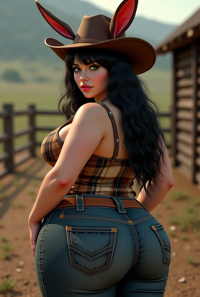 DEN_korina_kova,
(country beauty posing against a wooden fence with a plaid shirt and jeans and a cowboy hat, cow girl, country girl, cow girl:1.2),
bokeh, f1.4, 40mm, photorealistic, raw, 8k, textured skin, skin pores, intricate details  <lora:epi_noiseoffset2:1>, epiCRealism <lora:ClothingAdjuster3:-1.3>