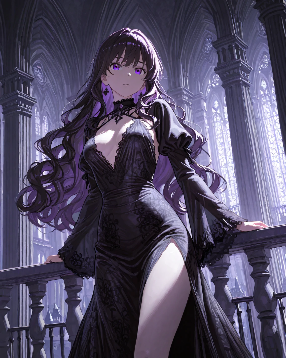 A dark fantasy dress