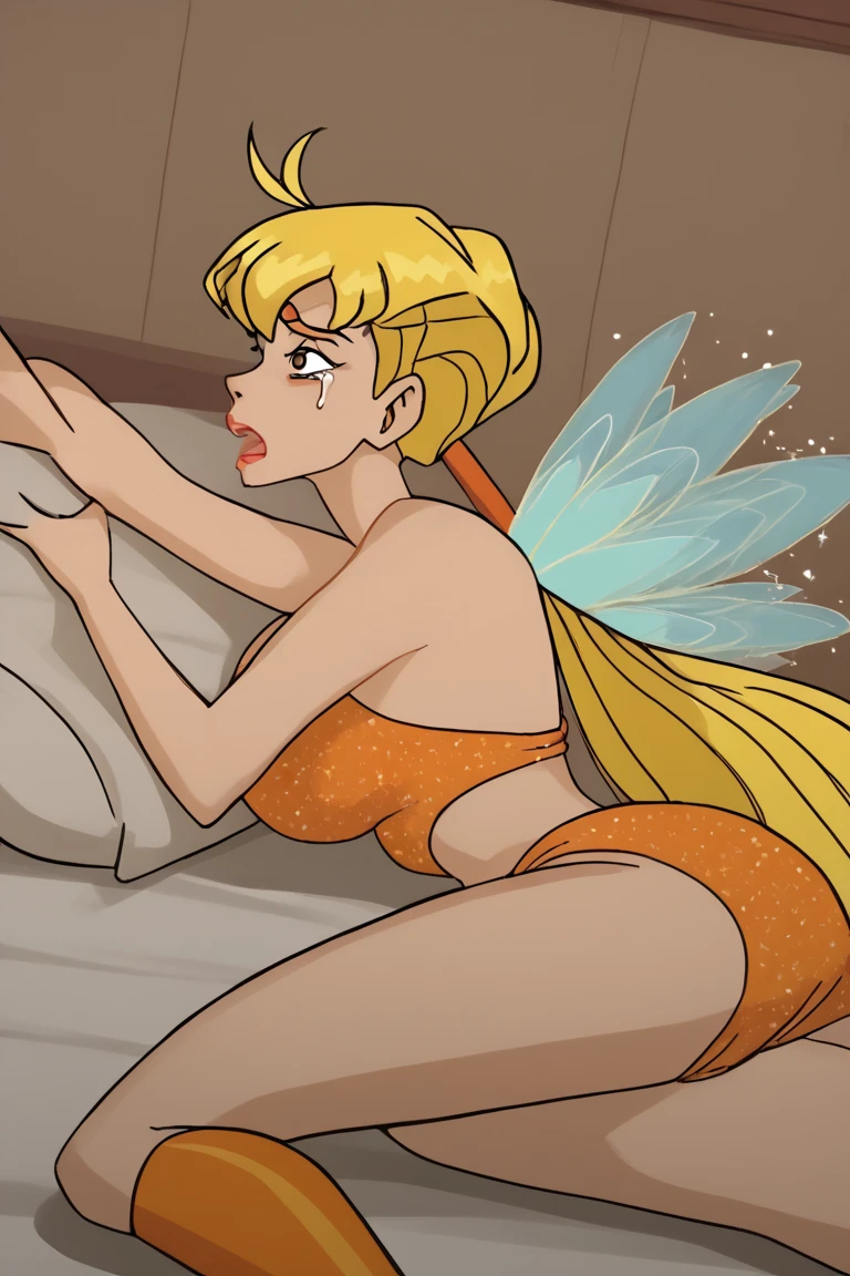 (highest quality), (Super detailed), (Best Illustration), (NSFW) ,1girl,solo,(((9years old))),Alice in Wonderland,japanese girl,an extremely cute and beautiful girl,highly detailed beautiful face and eyes,petit,cute face,lovely face,baby face,shy smile,show teeth,yellow hair,long hair,flat chest,skinny,slender,(((Sleeping Aurora costume, undress))),(((laying down on missionary position in a flower garden))),(((she putus her fingers into her pussy))),(((masturbate))),(((open her legs wide))),she is looking at the viewer,