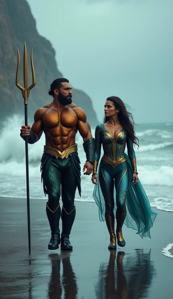 Superhero inspired by Aquaman and boyfriend 