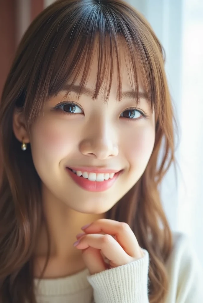 highest quality, masterpiece, , Ultra-high resolution,(((Portrait Photography)))、 (Photorealism: 1.4), Raw photo, Beauty Japan, (Huge boobs)、(((Fancy bra))),((Full body photo))),Surreal、Beautiful Japanese Woman、Highly detailed face, Highly detailed eyes, double eyelid, Highly detailed skins, Highly detailed fingers, Highly detailed nose, Highly detailed mouth, Perfect Anatomy, Crisp and highly detailed textures, (1 Japanese Women),Beautiful girl face、A young and cute gravure idol、Yoshitomo Nara、Young Gravure Idol、Cute Smile、(Sexy:1.2)、