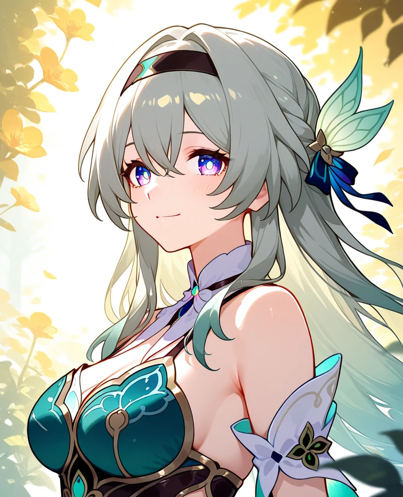 (masterpiece)、(top-quality)、(ultra-detailliert)、独奏、Beautiful girl with silver hair、Anime 、Cat eared loliht blue see-through cheongsam in light color、Short cheongsam、sleeve less、a smile、thigh focused、Cleavage emphasis、Waterfalls and springs deep in the mountains