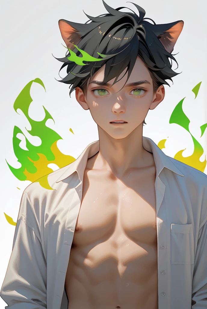 Thin student,Tall and thin,No shirt,Boys,Sunshine Shy