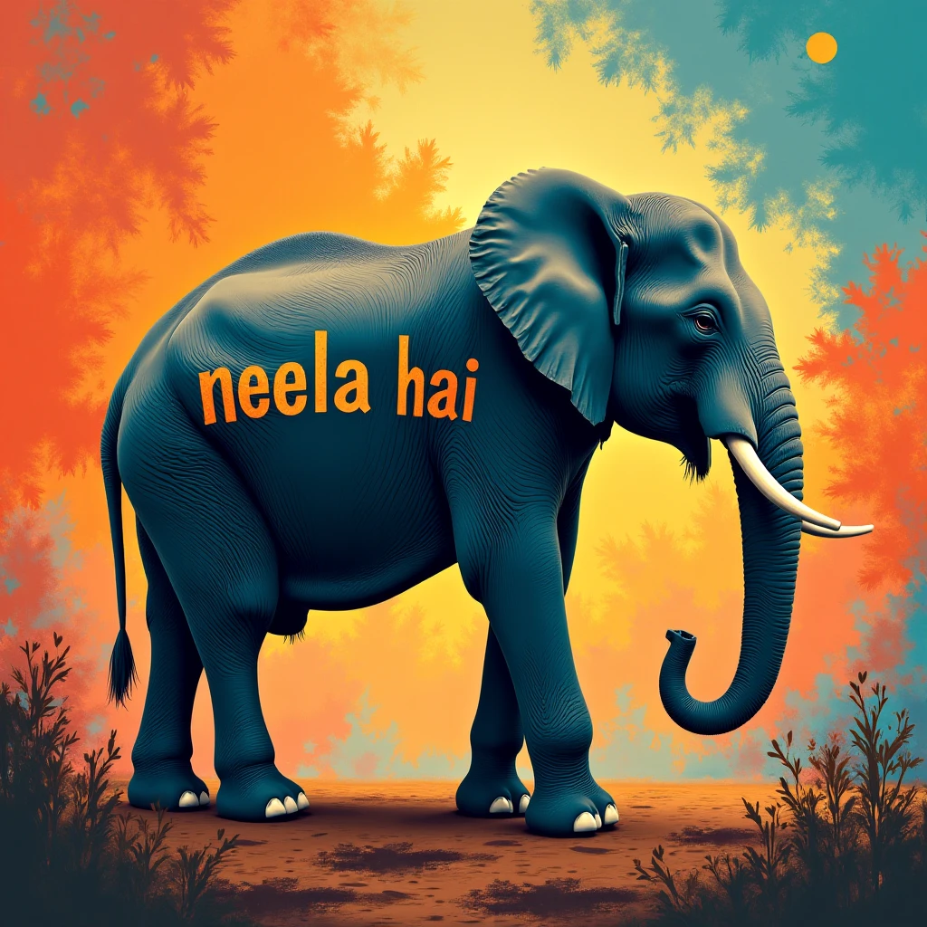 One Elephant、Travel to India、silhouette、Realistic、Sanskrit Theme、
Karl Kleiner Barbara Kruger Summary, American, collage, Digital, graphic design, Pop Art, Portraiture