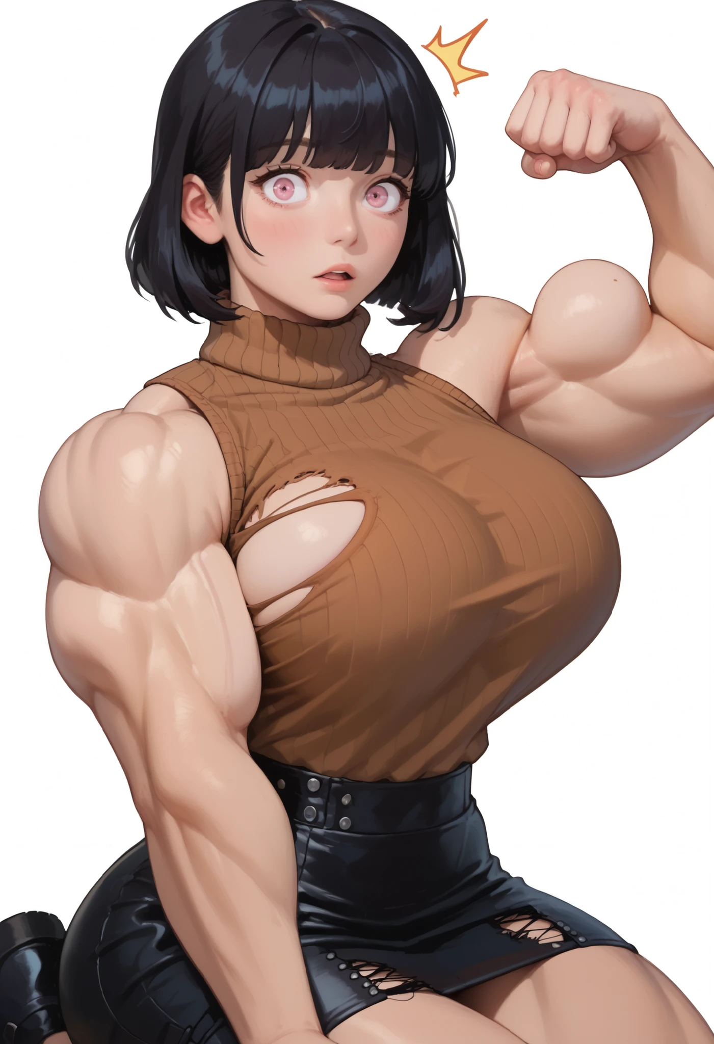 A muscular woman is a small man, extremely muscular, gigant ass, Bullish, huge ass, holding a small man e fraco,by the arms, holding a small man, Make a Little Man e magro, Make a Little Man, a small man in the hands of the muscular woman,