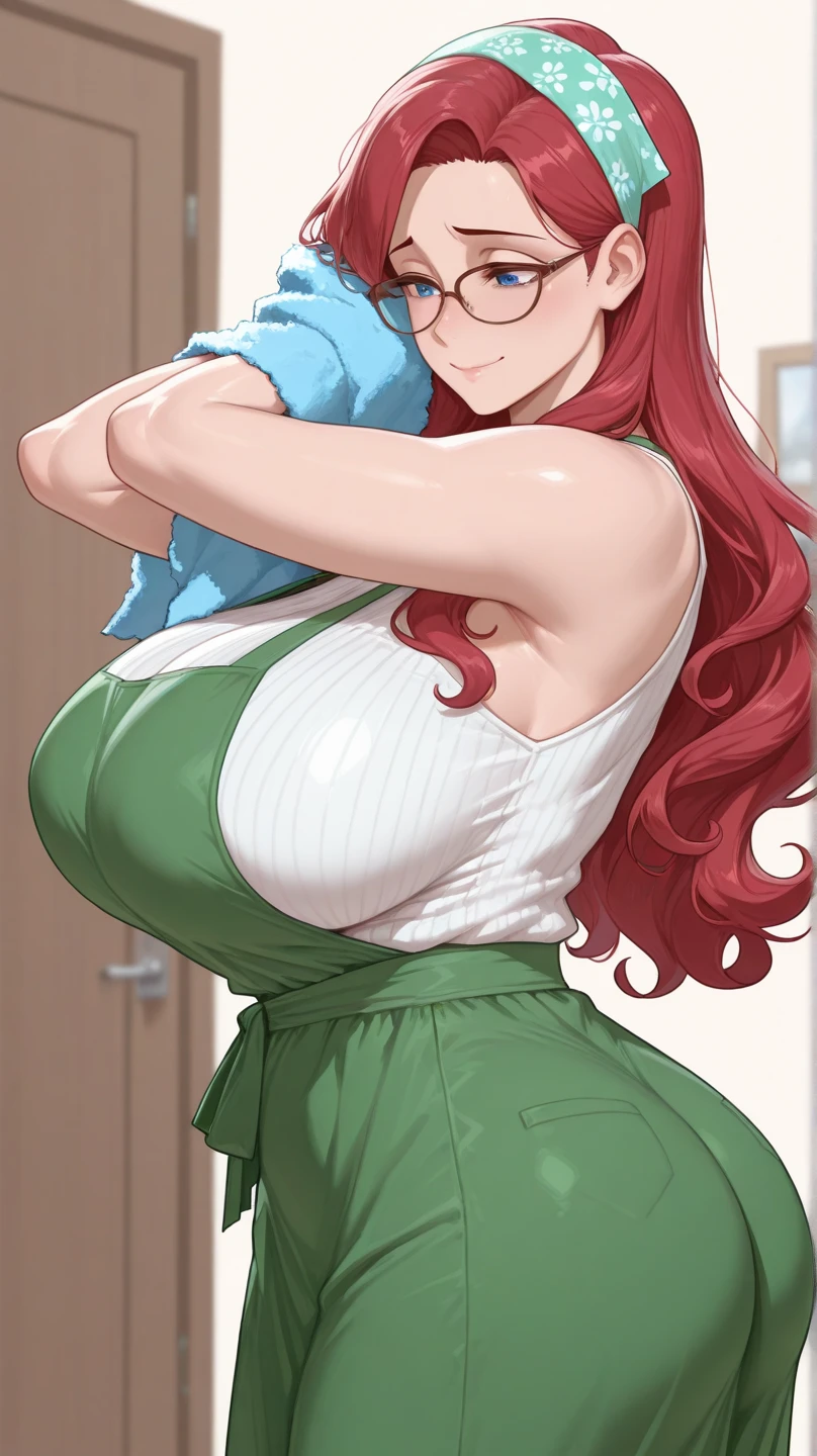 huge tits,  thick thighs, taille fine 