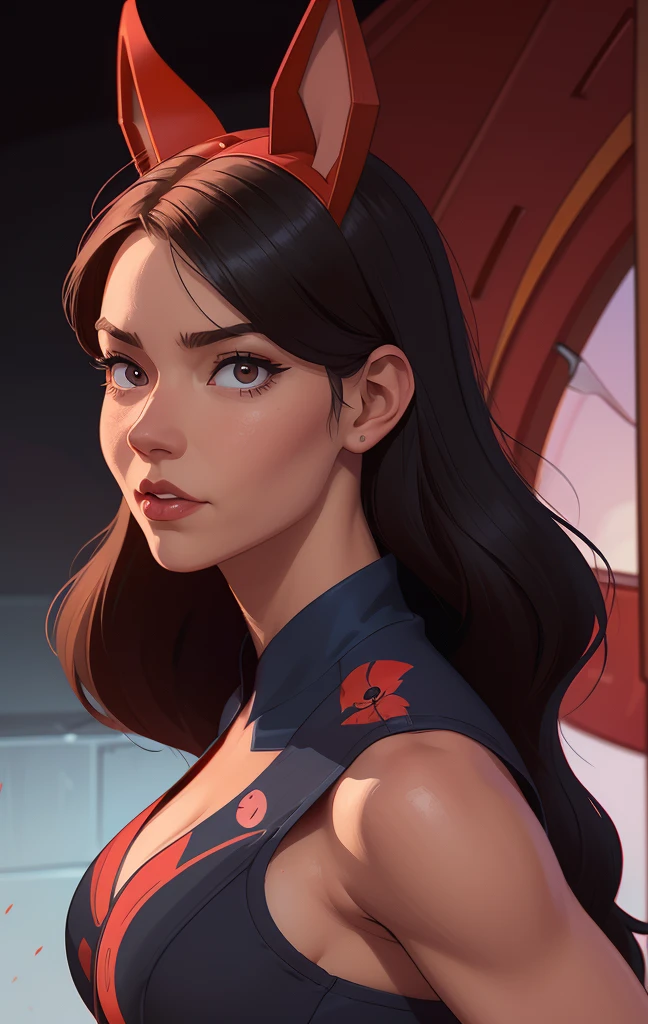 ((((masterpiece, best quality, high resolution)))), Extremely detailed 8K, 1 female, wearing a worn out cowboy outfit, (Ultra HD, Ultra-detailed, Highly detailed, Highly realistic, Ultra-realistic, photograph realistic), (1girl:1.5), (Realistic brown hair), (dynamic poses), facing at camera, looking at viewer, (smiling face), (hazel eyes, sharp eyes), (perky breasts:1.2), (beautiful detailed face, beautiful detailed eyes), sweat, glow, (sunbeam, sunlight), western scene, seductive, EnvyBetterHands LoCon,