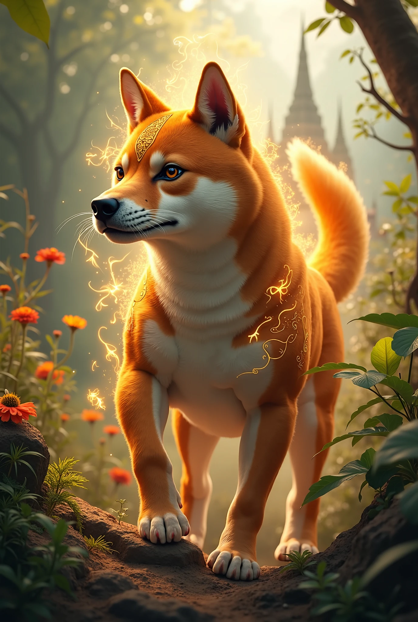 Shiba dog turns into Thai beast