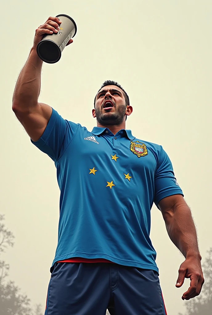 an extremely hairy , blond, short-haired military haircut, young, worried, sweaty, muscular gladiator , hairy legs, hairy chest, strong hairy shoulders, strong hairy arms, standing on a platform in a crowded roman arena, wide angle , photorealistic, 8K