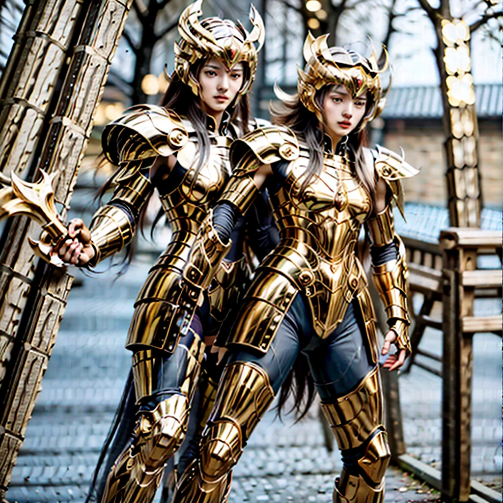 (masutepiece), Professional , masterpiece、top-quality、photos realistic , depth of fields (Gemstone Black Metal Body:1.9),(Matte Black、(cleavage of the breast)、Dragon Gold Weapon(Dragon Metal Body:1.4),Gorgeous gold weapons ,(( Dragon's dense and gorgeous sword)) , Beautiful knife ,warhammer 40k , adepta sororitas,Detail and gorgeous crown、((Blue hair))、(Castle background)、The dragon、((Gangle's forest background))、Beautiful Caucasian beauty、(1a person)、dynamic ungle,(((Detailed and ornate Black Devil Crown)))、Smaller head、A smile、Castle background、Thin and beautiful female hands、cleavage of the breast、Soldier in iron armor on background、Mystical expression、Light Effects、intense fighting、Wind-effect、magic circles、With the legendary magic wand、(demonic wings)、(Blue hair)、(1 persons)、Battle Look、Anatomically correct body、