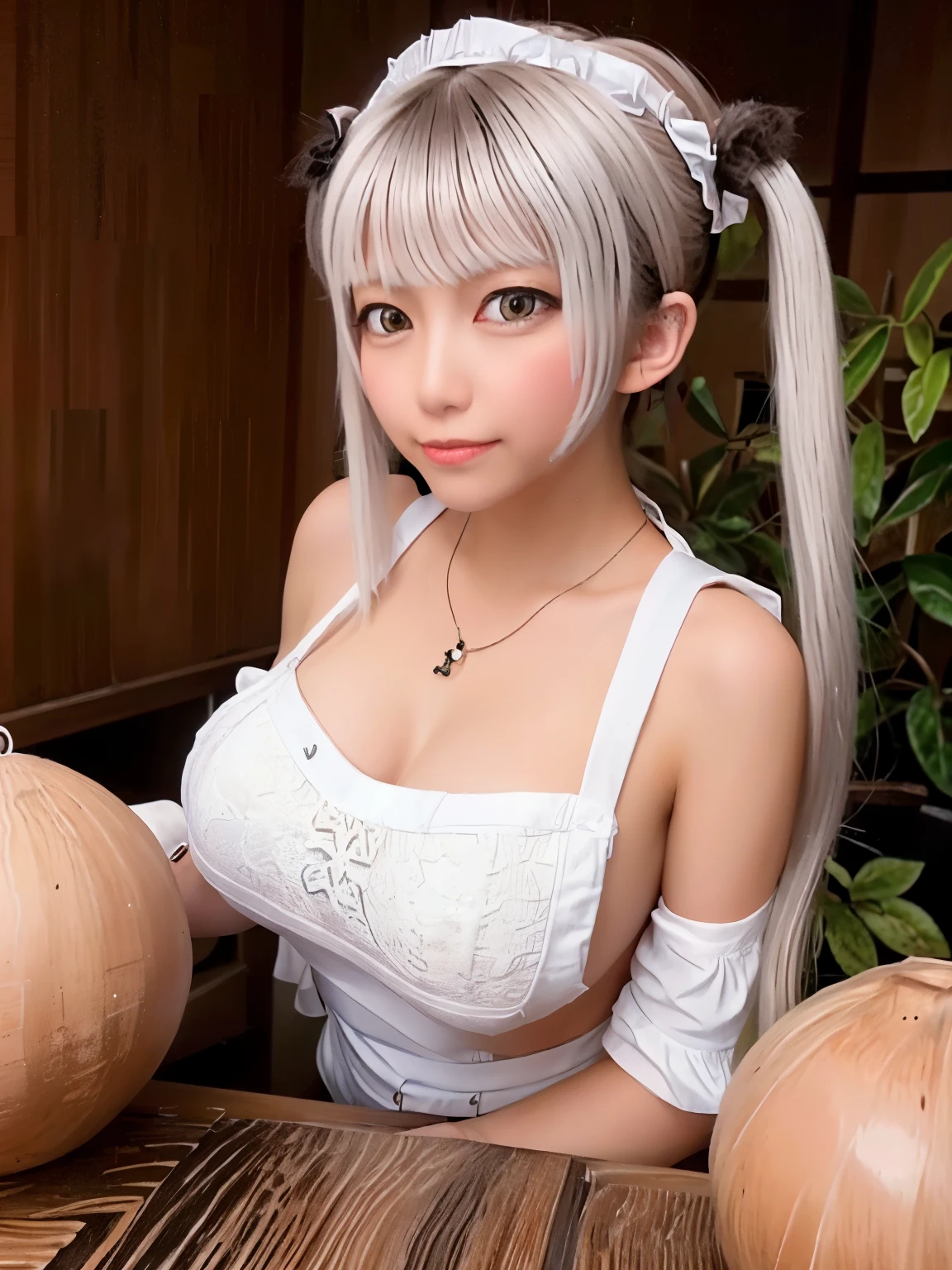 Ulzang-6500-v1 .1,( RAW photo:1.2),(( photorealistic:1.30)), (( Best Quality )) ,((masterpiece)),((超 high resolution)), ((Clear View)),, 超 high resolution , clear face ,(reality:1.4) , illustrations, very delicate and beautiful , very detailed on the trend ,CG ,Unity , 8k Wallpaper, wonderful, details, masterpiece, Best Quality , Official Art, very detailed on the trend CG Unity 8k Wallpaper, fool , incredibly fool , large file size , Ultra details, high resolution, very detailed on the trend , 青いトレンチコートを着た美しいdetailsな少女 , very detailed on the trend eyes and face, 美しくdetailsな目元, light on face , cinematic lighting , one girl on her back, alone, long hair, ( TWIN TAILS:1.5), Hair, Shoulder-Out, jewelry, clavicle, earrings,smile, necklace, apron, ( full body), standing, ( Tattoo), ( Tattoo on the body), ( super huge :1.3), ( sex from above :1.3),
