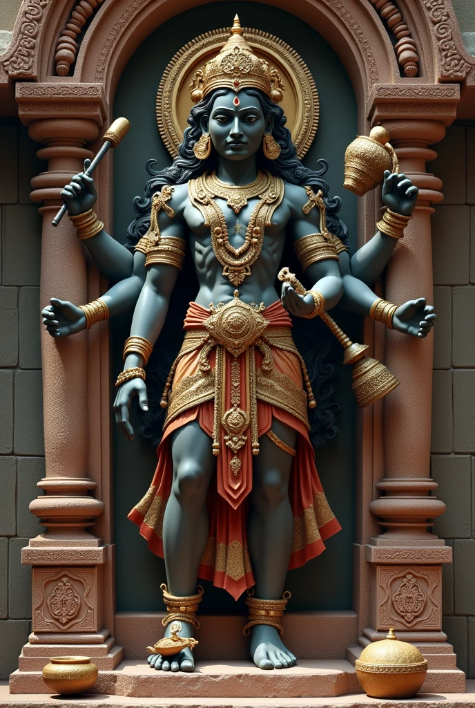 Shree krishna black
sculpture