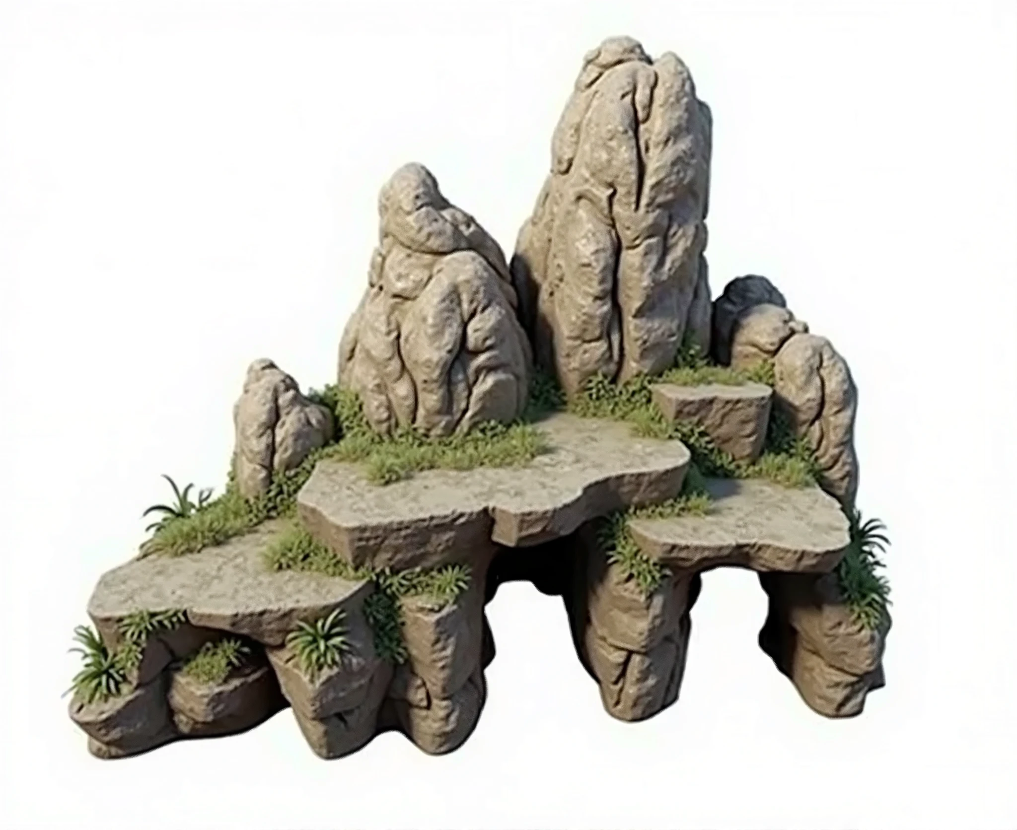 render 3d prop set, 3d prop rock cliff, realistic elevation street planar on cliff, reference game dev, octane-render, global illumination NVIDIA RTX 3060