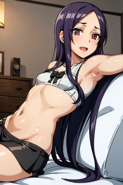 (La mejor calidad,4k,Altas Resoluciones),(realista:1.37),Saekobusujima,Shy and blushing,sexy,Brazos cruzados,uniforme transparente mojado,Black lingerie,falda corta,Medias negras largas,Wet,empapado,sentado en un barco,Agua,
(Cuerpo completo,anime),(vivid colors),(Soft lighting)