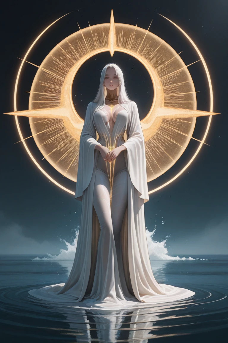 Nsfw, evil nun, in underwear, in space