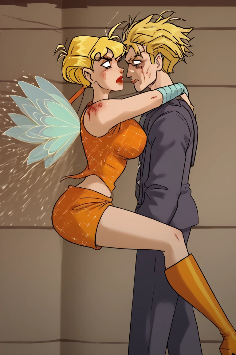 ((A male blond version of cinderella wearing short minimerotic dress)), NSFW, hentai, ((he is obediently cleaning the floor his ass up in the air)), ((artstyle inspired by Ppatta’s hentai yaoi comics)), ((fairytale cottage background)), ((male cinderella)), ((seductive housework)), ((on all his fours cleaning the floor while his step-father watches)),