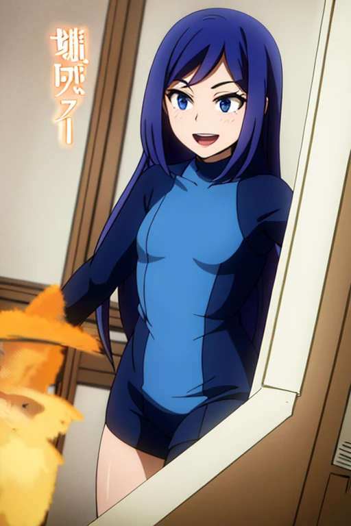 One Girl、Black scrunchie swimsuit、Fixed Vibrator、Expressionless、Love juice drips down my legs、first round、Cat ear、Paw Gloves、Front view、Black Mask、Earrings、Long Hair、ponytail、stand
