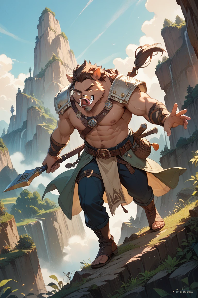 beasts cats, felines in dense forests, epic Art of RPG, dungeons and dragons artwork, Arte de RPG
