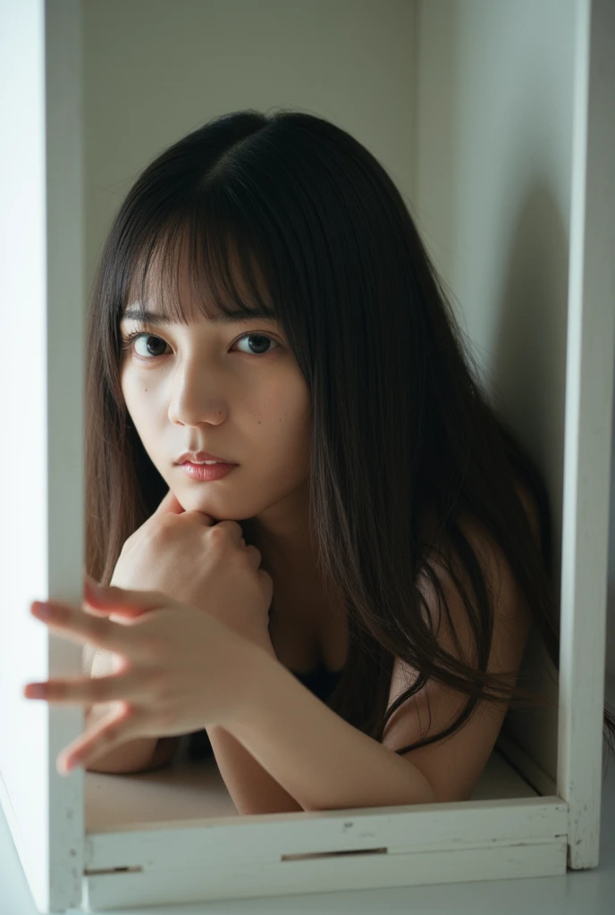 ((upper body:1.5)), ((looking at viewer:1.5)), ((look into the viewer's eyes:1.5)), BREAK ((night walk:1.5)), BREAK ((20 years old.:1.5)), (beautiful straight light brown long hair:1.7), ((asymmetrical bangs)), ((Scared:1.5)), I wear clothes, (top-quality, 16K, masterpiece:1.3), top quality, masterpiece, high resolution, photorealistic, (raw photo), live shooting, 16k wallpaper, perfection, professional lighting, very detailed, fine details, Hyperrealism, hyper realistic, realistic, japanese, (super detailed), (Photorealsitic:1.5), high-level image quality, very detailed, depth of field, (most beautiful), (dramatic lighting:1.2), (cinematic lighting:1.2), ambient lighting, (front lighting:1.2), highest precision, detailed fingers, detailed hands, detailed eyes, detailed skin texture, textured skin, realistic smooth soft skin, (perfect body proportion), (seductive emotion:1.3), (soft and plump thighs:1.2), (short torso:1.5), detailed face, detailed finger, clear eyes, gentle eyes, accurately drawn arms, accurate and perfect human anatomy, white and soft thighs, realistic smooth soft skin,