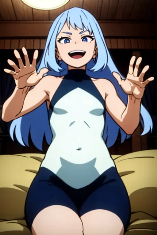 (((blue skin:1.2))),(long hair),(light green color hair),(Black Sclera),((small breasts)),((slender adult)),((highest quality)), ((masterpiece)), (be familiar with), Perfect Face,1 boy and 1girl are having sex on bed,succubus woman,Demon woman,demon horn,demon wing,demon tail,crotch tattoo,smile,squat,(1boy),(penis),(cowgirl position),reverse sex,riding sex,Leg spread,squat,semen,Liquid is dripping
