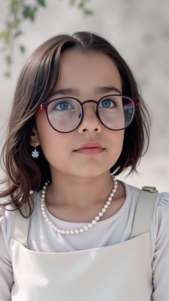a closeup of a young CHILD with long blonde hair, little girl with magical powers, OCULOS ESCUROS, menina bonito, menina bonita, portrait of magical young girl, painting digital adorable, menina jovem bonito, Directed by: Hristofor Zhefarovich, pintura realista da menina bonito, de uma menina anjo bonita, lindos olhos grandes luz, retrato de alta qualidade, princesa bonita