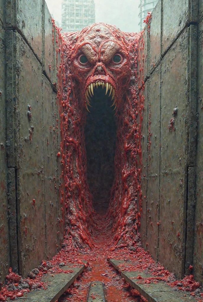 UHD, fractal ,HDR,higheres, best quality, 4k,((Extraterrestrial_creatures_goru)), putrefaction, body horror, insaneß detailed, hyper intrincate details, body terror, terror body, horror body, ,????, (monster ????), solo, ((demon_???? satanism)), cannibalism, (Extraterrestrial_creatures_????_horror_body_demoniac), multiples limbs, , Horror body, terror body, terror, horror, injury, blood, ((organs exposure)), ((brain exposure)), (intestines exposure), (demon monster), terrorific, (multiples eyes), scarred, bloodying injury, ((necrotic skin meat)), (( human sacrifice)), (animal sacrifice) , qliphotic, spectral aura, qliphotic demon, ((necrotic body)), necrotic look, chromatic, malevolent, creapy, blood bloodying