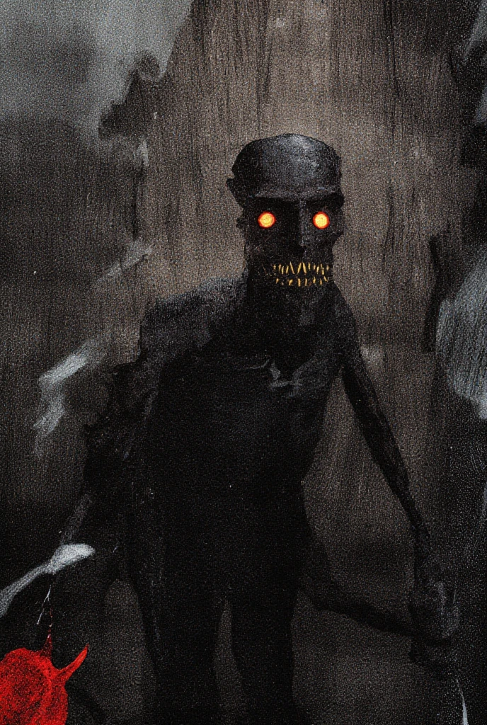 a man wearing a hat, holding it, evil villain, 2d anime style, dark moody lighting, sinister expression, piercing eyes, sharp jawline, detailed facial features, dramatic pose, dramatic lighting, brooding atmosphere, cinematic composition, digital illustration, vivid colors, masterpiece