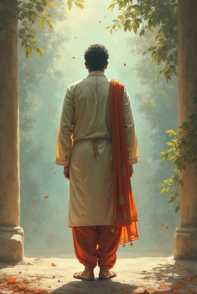 Boy with shivaji maharaj with realistic high quality photo hd