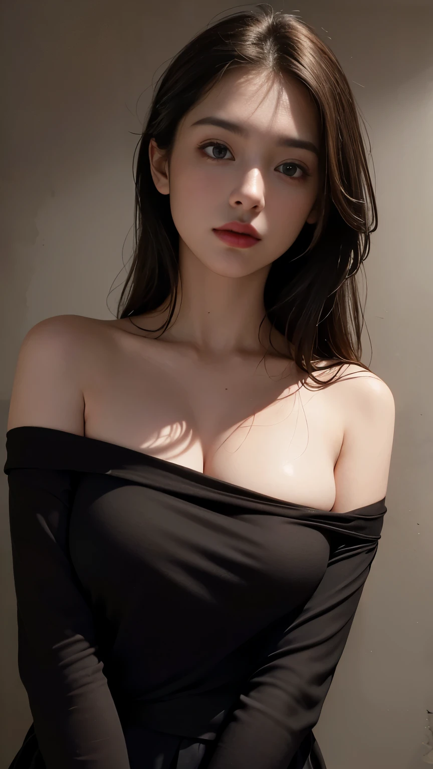 best quality, masterpiece, (lifelike:1.4), 1 17 year old girl, A faint smile, Dark green hair，Maid costume，Nipple protrusion，Wet，A lot of sweat，Marks，blushed skin，/Upscale，Height 175cm，Natural beautiful face，slim body，Pure white background，Fair and rosy skin，Messy Curls