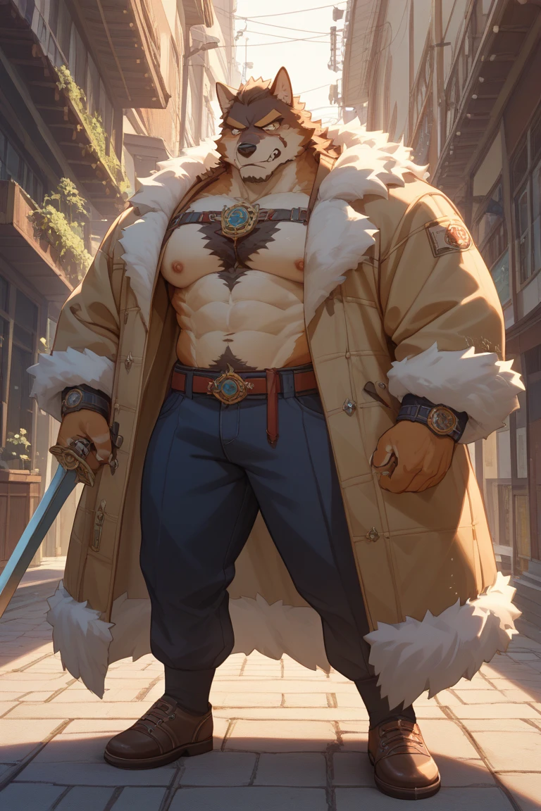 Muscular cowboy man, manly, bearded, very hairy, sexy cold stare, with cowboy hat, big pecs, bigger chest, sexy body, big legs, big biceps, big arms, shirtless, sweaty, hot, horny, very horny, erotic, older, age 60, gray colored hair, furry chest, chest full of hairy, chest hair, big belly, in underwear, white boxer briefs, big bulge, bulging, erected bulge,