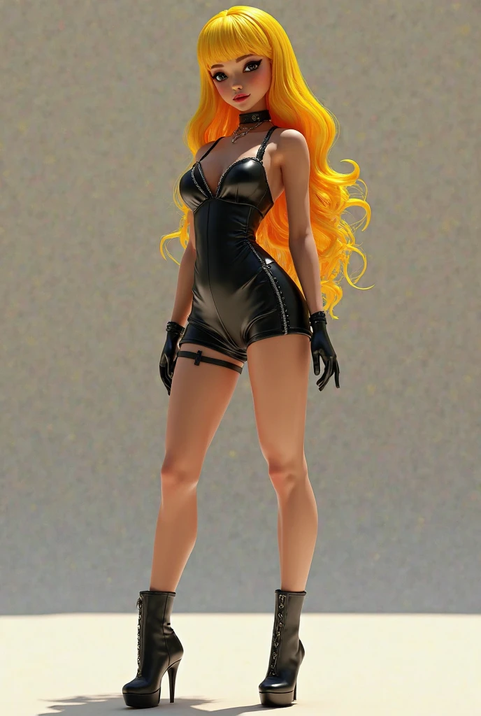 Christina Aguilera, looking at the audience, full body in high definition with a vinyl record for the footrest in an excellent evolution 8k (( Miniature toy for collection))