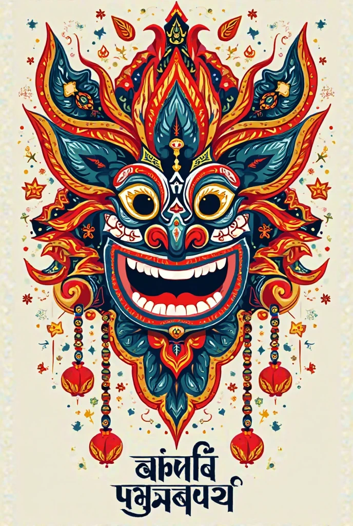 Create a vibrant and culturally rich T-shirt design for Bangla New Year ...