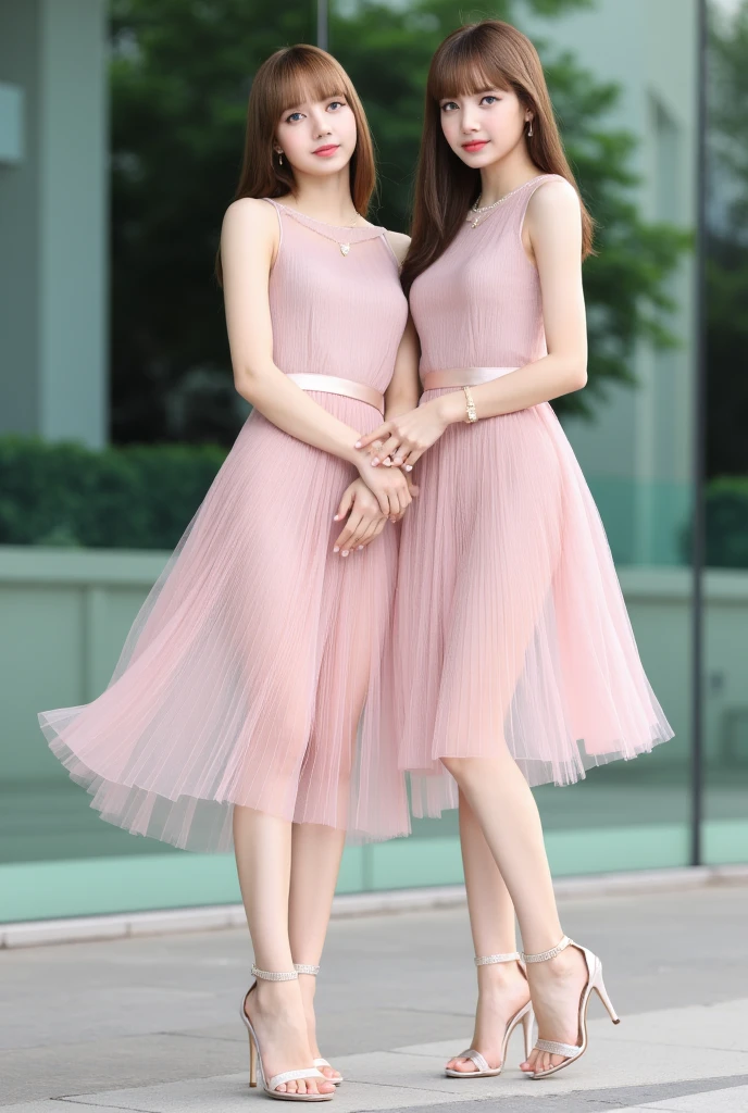 Realistic photos of beautiful women in their 30s。Transparent dress made of lilac crystals。Inside the Glass Castle。