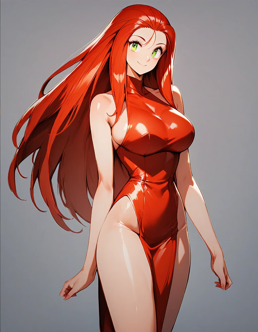 offcial art,pretty face,pretty eyes,cyber punk personage,Big breasts exposing cleavage,standing on your feet,mature,Single horsetail,The stands up,Whole body diagram,(tmasterpiece,Best quality at best,Detailed pubic hair, 独奏, Full body lesbian, wariza, origin, medium chest sound,Wonderful and magical, Unity 8k壁纸, ultra - detailed, Beautiful and beautiful,Luigi,clothes open,Naked all over the body, tmasterpiece, Best quality at best, realistically, Interface headset, nudity under clothes,Single ponytail for orange hair,Long gray hair,((red bikinis)),Yellow and black safety tape,japanese tradition,Common,Long gray hair,The one with red hair, perfect body figure, Spacious size , Very sexy,,muscle group,orange colors,fansty world,Clean design,Epic Instagram,Belly exposure,nakeness,legs are open