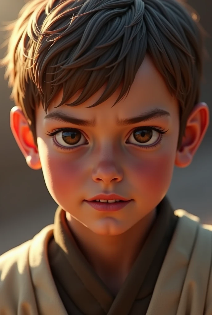 there is a young boy that is holding a baseball bat, small character. unreal engine 5, unreal engine 5 highly rendered, ps5 cinematic screen capture, unreal engine 5 quality render, rendered unreal engine 5, unreal engine 5 tech demo, wojtek fus, cinematic unreal engine 5, unreal engine 5 demo, unreal engine 5 detail, unreal engine 5 rendered, ana de armas as joan of arc, still from a live action movie, biblical epic movie, imogen poots as a holy warrior, scene from live action movie, still from a fantasy movie, film still of gal gadot, still from the movie, screenshot from a movie, film still dnd