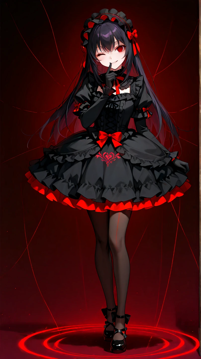 Shinomiya Kaguya from Love is war, Shy, Red Theme, Perfect, Full Body