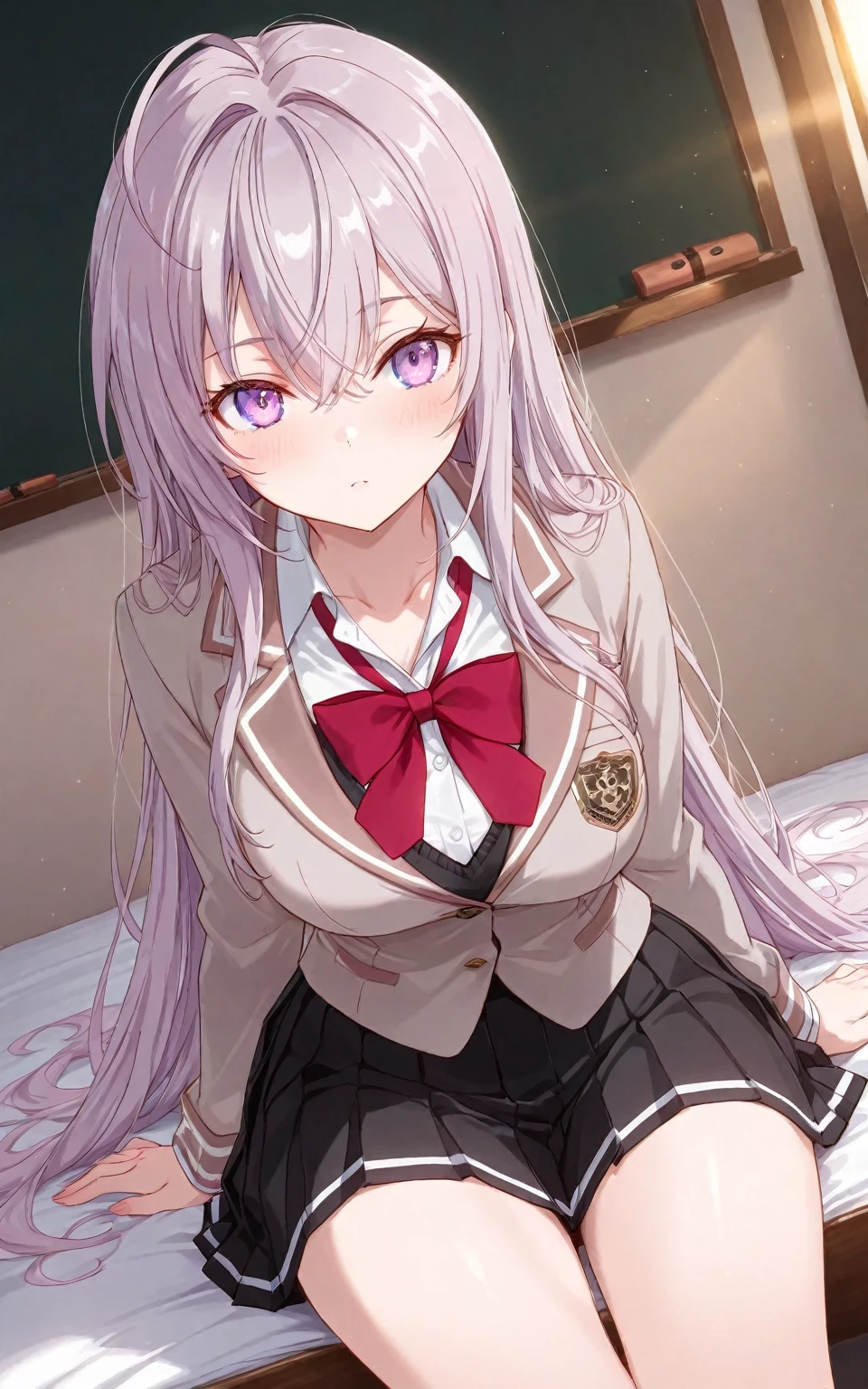 sitting、spread legs、white panties、pleated skirt、Reisen Udongein Inaba、