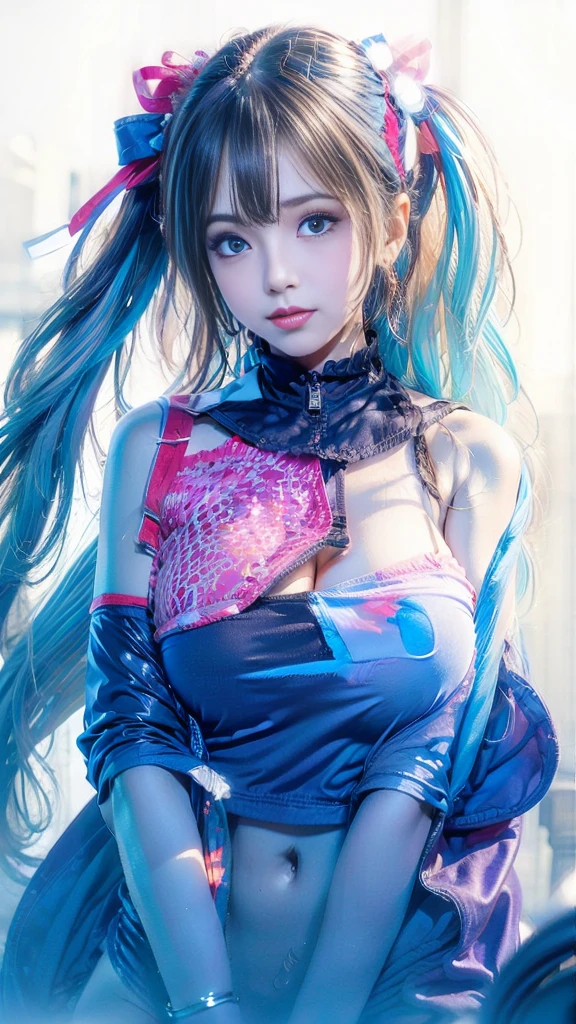 3、(1girl, hot girl), ((Accessories)) Slim waist, Thin waist, ((blond)), ((Highlight your lower breasts)), (plunging neckline), ((Off Shoulder)), (Strapless:1.0), (Squeeze your chest), ((Big breasts)), nice cleavage, Breast separation, ( fine hair:1.0), (zipper:1.2), ((she is soaking wet)), ((Breast Erection)), (((wet))), (torpedo breasts), curvy, very detailed, Perfect Motion Composition, HDR, ray tracing, hyper detailed, (8K Ultra HD only), maebari / pasties, blur background、3