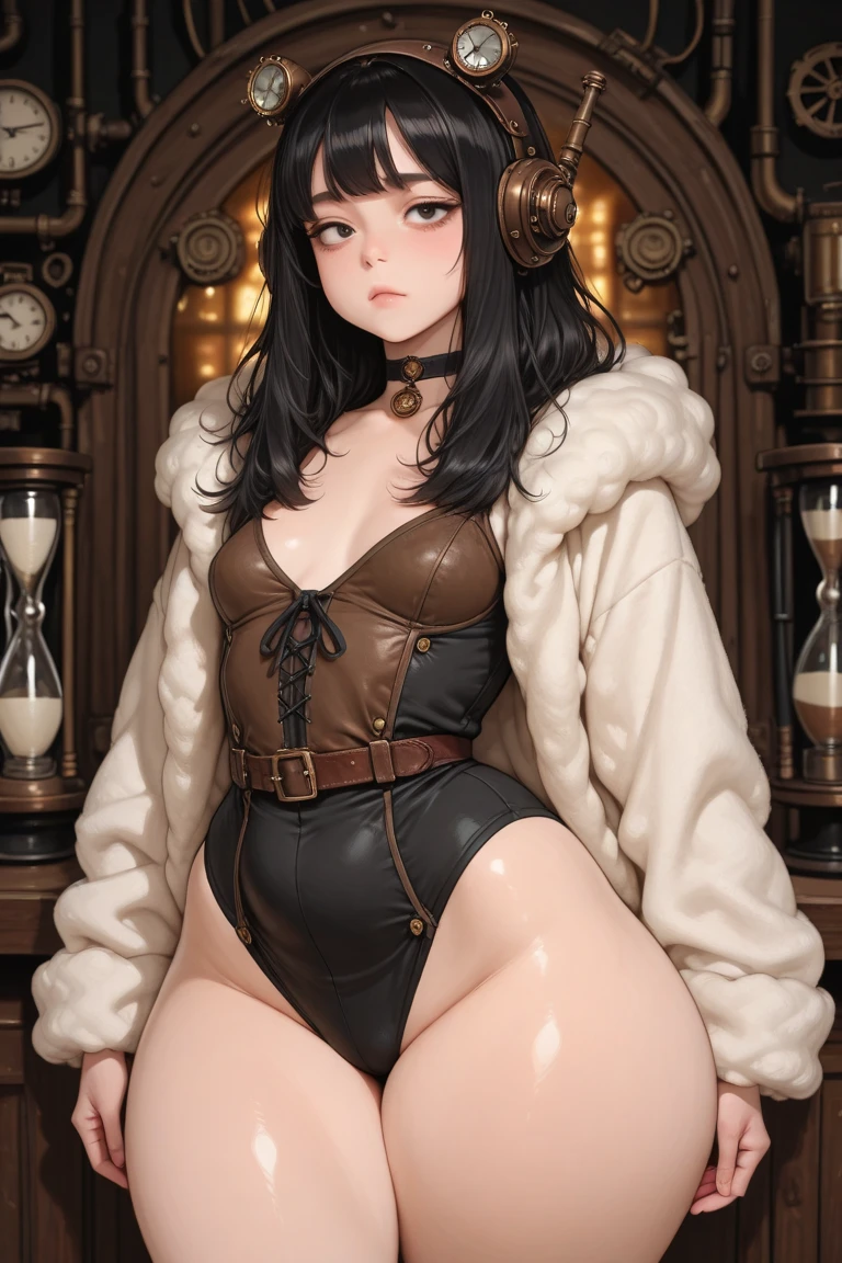 cute daughter of severus snape,(((little ,tiny little body,little))),(((6 years old))),((anime girl with extremely cute and beautiful black hair)), (((witch))), (((witch ears))), (((flat chest))),((((red hair:1.35,messy black hair,colored inner hair,ear breathing)))),(((green_eyes:1.3))),intricate eyes,beautiful detailed eyes,symmetrical eyes,big eyes:1.5,(((lustrous skin:1.5,bright skin: 1.5,skin tanned,shiny skin,very shiny skin,shiny body,plastic glitter skin,exaggerated shiny skin,illuminated skin))),(delicate detailed fingers,detailed body,(detailed face)), cute,slutty,erotic,daring,((nsfw)), zettai ryouiki,revealing clothing,show skin,(((Sexy ivory fur coat, ivory fur coat outfit, wearing a ivory fur coat:1.3,ivory winter coat))), ((ivory mini-skirt,ivory mini skirt with furry edge,visible thong straps)),((underpants strap)),(white gloves,ivory clothes,semi-naked,with little ivory clothing,((((furry edge clothing)))),(((intricate outfit,intricate clothes,embroidered outfit,ornate outfit,embroidered clothes,ornate clothes))), (dynamic pose:1.0),embarrassed,(centered,scale to fit dimensions,Rule of thirds), inside,indoor,((cozy dark gothic room)),scenery:1.25,((intricate scenery)),((winter decorations)),Christmas tree, (Glossy winter ornaments),highres,sharp focus,(ultra detailed,extremely detailed),(photorealistic artwork:1.37),(extremely detailed CG unity 8k wallpaper),(((vibrant colors,vibrant theme))),(intricate),(masterpiece),(best quality),