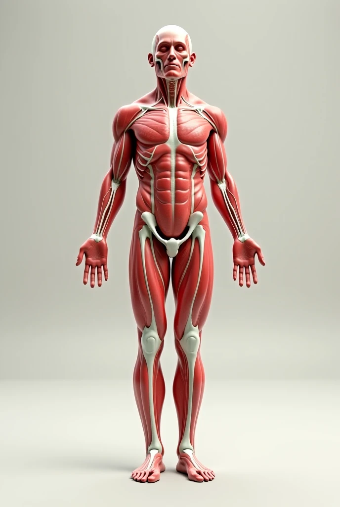 calf muscles anatomy comic style